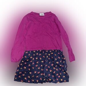 Hanna Andersson Fuchsia Knit Sweater Dress